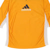 Vintage yellow Adidas Football Shirt - mens x-large