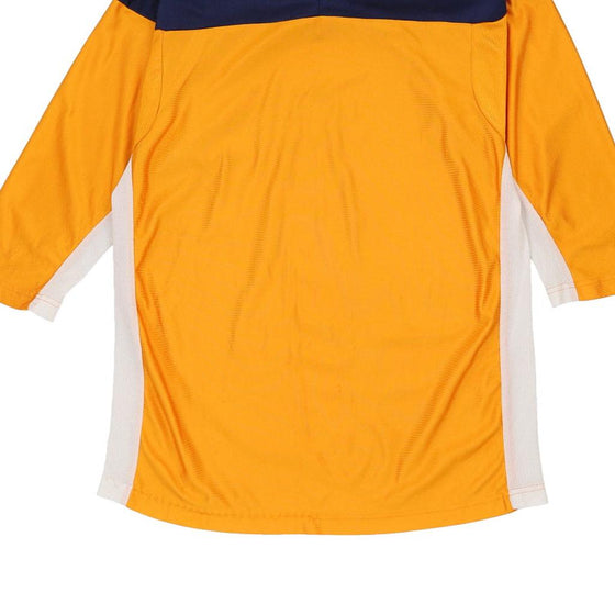 Vintage yellow Adidas Football Shirt - mens x-large