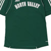 Vintage green North Valley Adidas Football Shirt - mens small