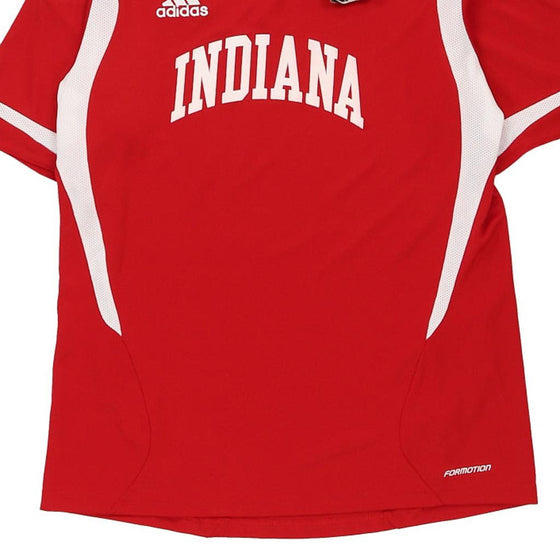 Vintage red Indiana Adidas Football Shirt - mens medium