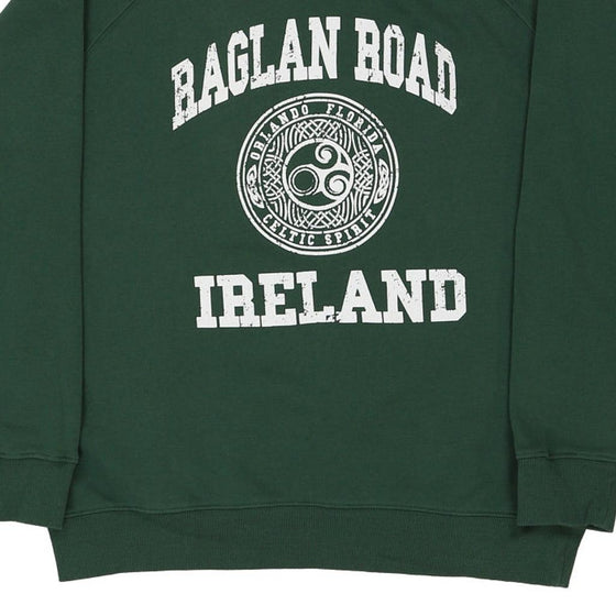 Vintage green Baglan Road Ireland Traditional Craftwear Sweatshirt - mens xx-large