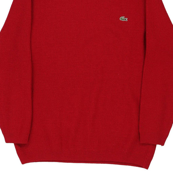 Vintage red Lacoste Jumper - mens medium