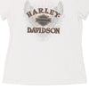 Pre-Loved white Harley Davidson T-Shirt - womens large