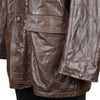 Vintage brown Conbipel Leather Jacket - mens x-large