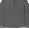 Vintage grey Oakley 1/4 Zip - mens x-large