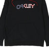 Vintage black Oakley Hoodie - mens x-large