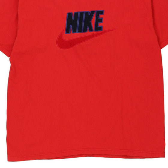 Vintage red Bootleg Nike T-Shirt - mens x-large