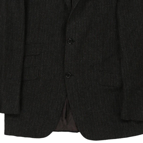 Vintage black Burberry Blazer - mens xx-large