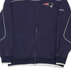 Vintage navy New England Patriot Reebok Zip Up - mens medium