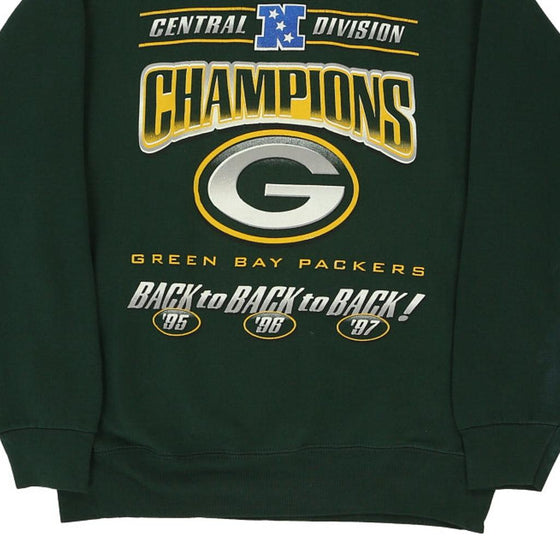 Vintage green Green Bay Packers Fruit Of The Loom Sweatshirt - mens large