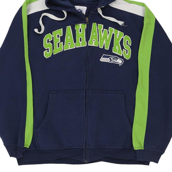 Vintage blue Seattle Seahawks Nfl Hoodie - mens xx-large