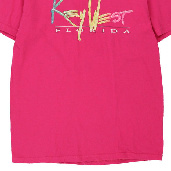 Vintage pink Key West Florida Supreme T-Shirt - mens large