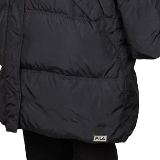 Vintage black Fila Puffer - womens large