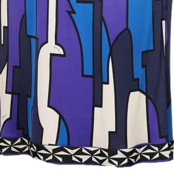 Vintage blue Emilio Pucci Midi Dress - womens large