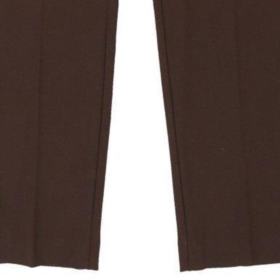 Moschino Jeans Trousers - 34W UK 12 Brown Cotton