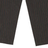 Les Copains Striped Trousers - 32W UK 14 Brown Cotton