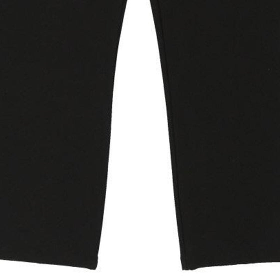 Cavalli Class Cropped Trousers - 40W UK 20 Black Cotton