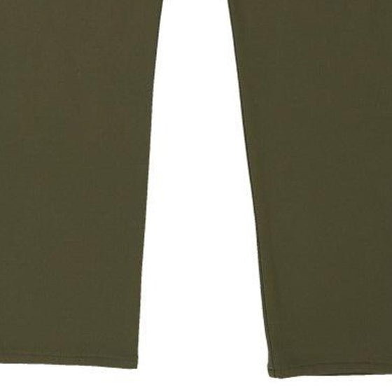 Cavalli Class Trousers - 38W UK 16 Green Cotton