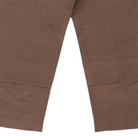 Armani Trousers - 34W UK 12 Brown Viscose