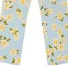 Cheap & Chic Moschino Floral Trousers - 30W UK 8 Blue Cotton