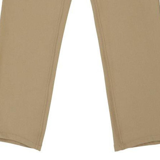 Burberry London Trousers - 32W UK 12 Beige Polyester