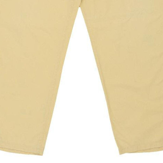 C.P. Company Trousers - 32W UK 14 Yellow Cotton