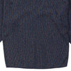 Benetton V-neck Jumper - Medium Blue Cotton