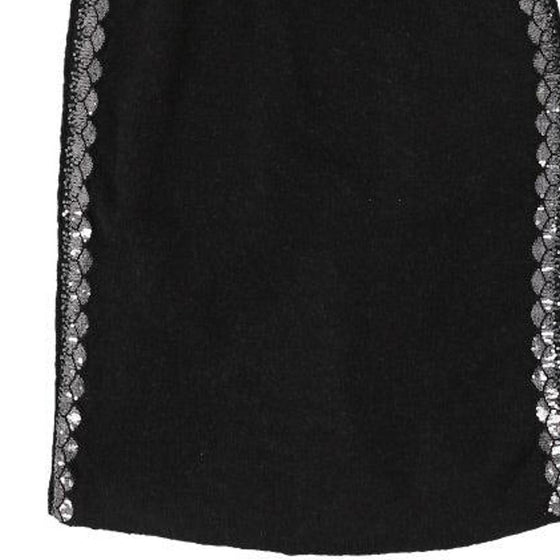 Cavalli Class Bodycon Dress - Medium Black Cotton