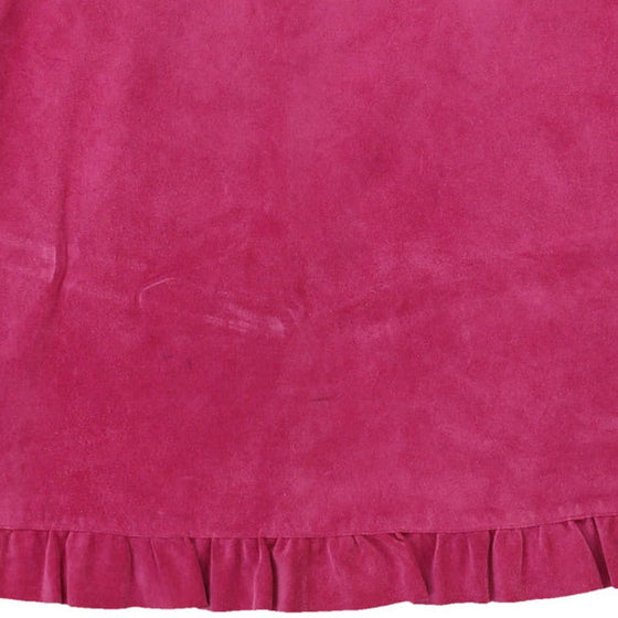 Valentino Skirt - 30W UK 10 Pink Polyester