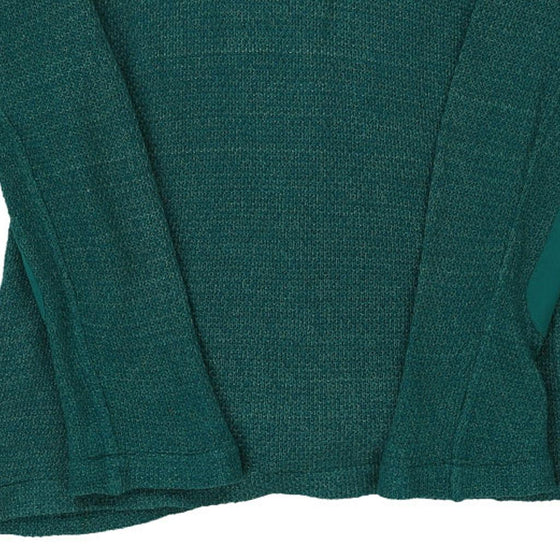 Les Copains Cardigan - XL Green Cotton