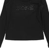 Just Cavalli Long Sleeve Top - Large Black Cotton