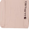 Pre-Loved pink Carhartt Long Sleeve T-Shirt - womens medium