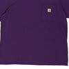 Pre-Loved purple Carhartt T-Shirt - womens x-large