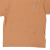 Pre-Loved beige Carhartt T-Shirt - mens medium