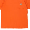 Pre-Loved orange Carhartt T-Shirt - mens medium