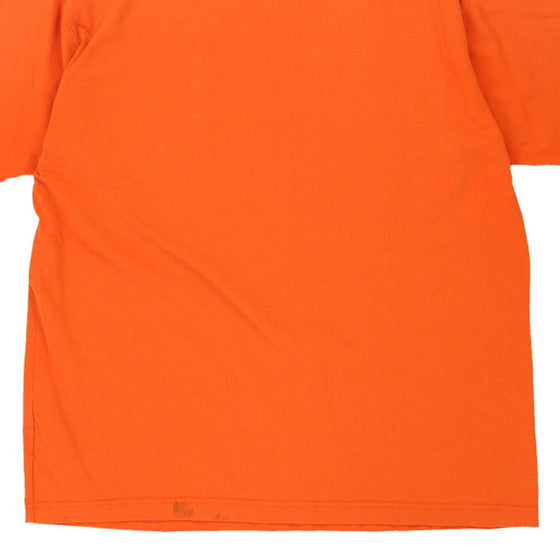 Pre-Loved orange Carhartt T-Shirt - mens medium