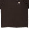 Pre-Loved brown Carhartt T-Shirt - mens x-large