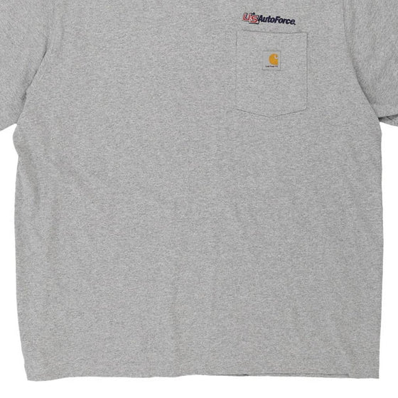 Pre-Loved grey Carhartt T-Shirt - mens x-large