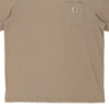 Pre-Loved beige Carhartt T-Shirt - mens x-large