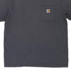 Pre-Loved grey Carhartt T-Shirt - mens large