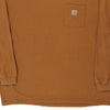 Pre-Loved brown Carhartt Long Sleeve T-Shirt - mens xx-large