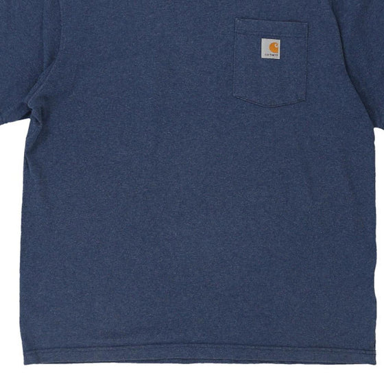 Pre-Loved blue Carhartt T-Shirt - mens large