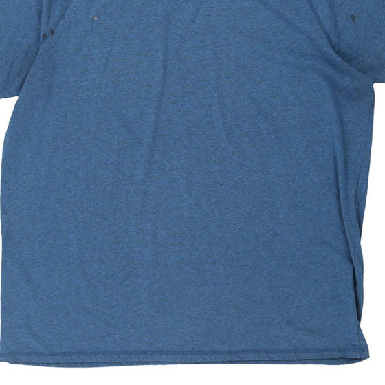 Pre-Loved blue Carhartt T-Shirt - mens xxx-large