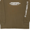 Pre-Loved khaki Carhartt Long Sleeve T-Shirt - mens x-large