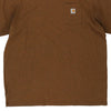 Pre-Loved brown Carhartt T-Shirt - mens xx-large