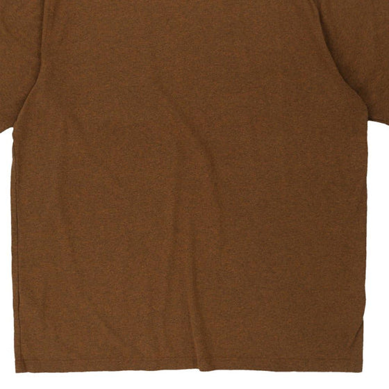 Pre-Loved brown Carhartt T-Shirt - mens xx-large