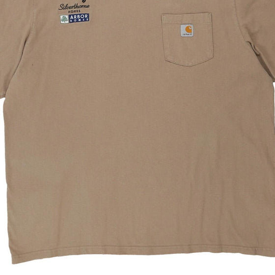 Pre-Loved beige Silverthorne Home Carhartt T-Shirt - mens xx-large