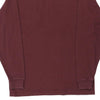 Pre-Loved burgundy Carhartt Long Sleeve T-Shirt - mens small