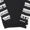 Vintage black & white Adidas Sweatshirt - womens medium