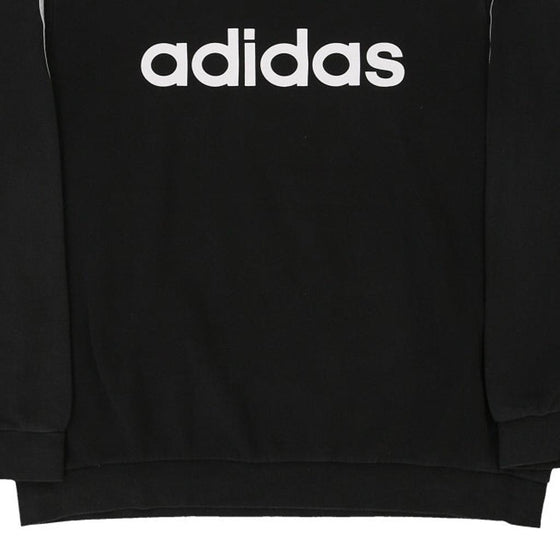 Vintage black Adidas Sweatshirt - mens xx-large